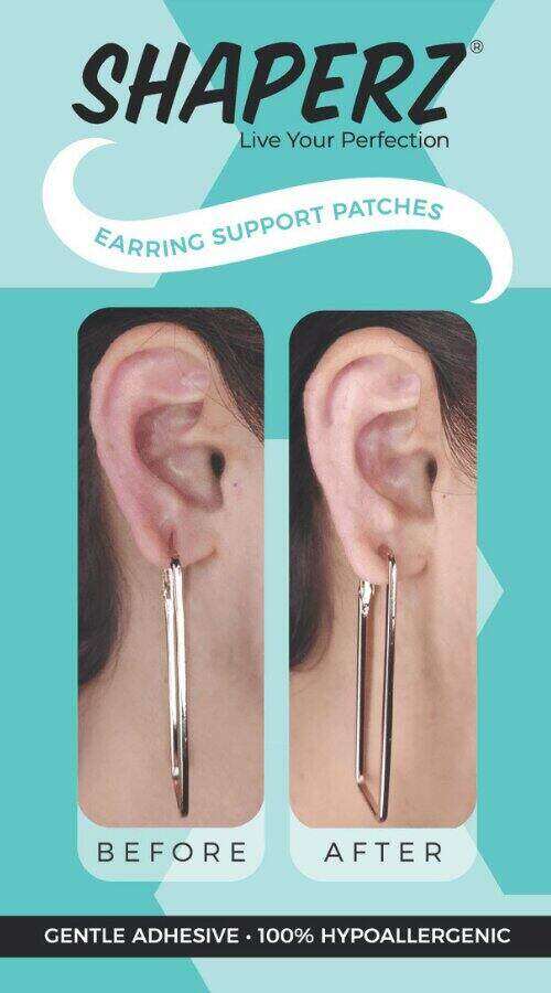 earlobe support patches