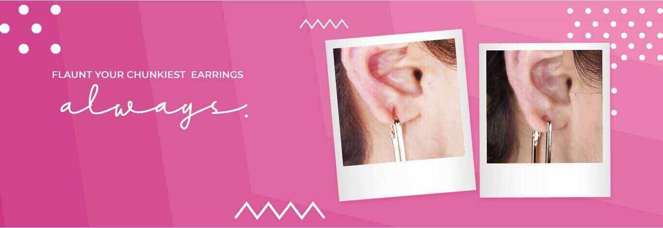 Ear support banner